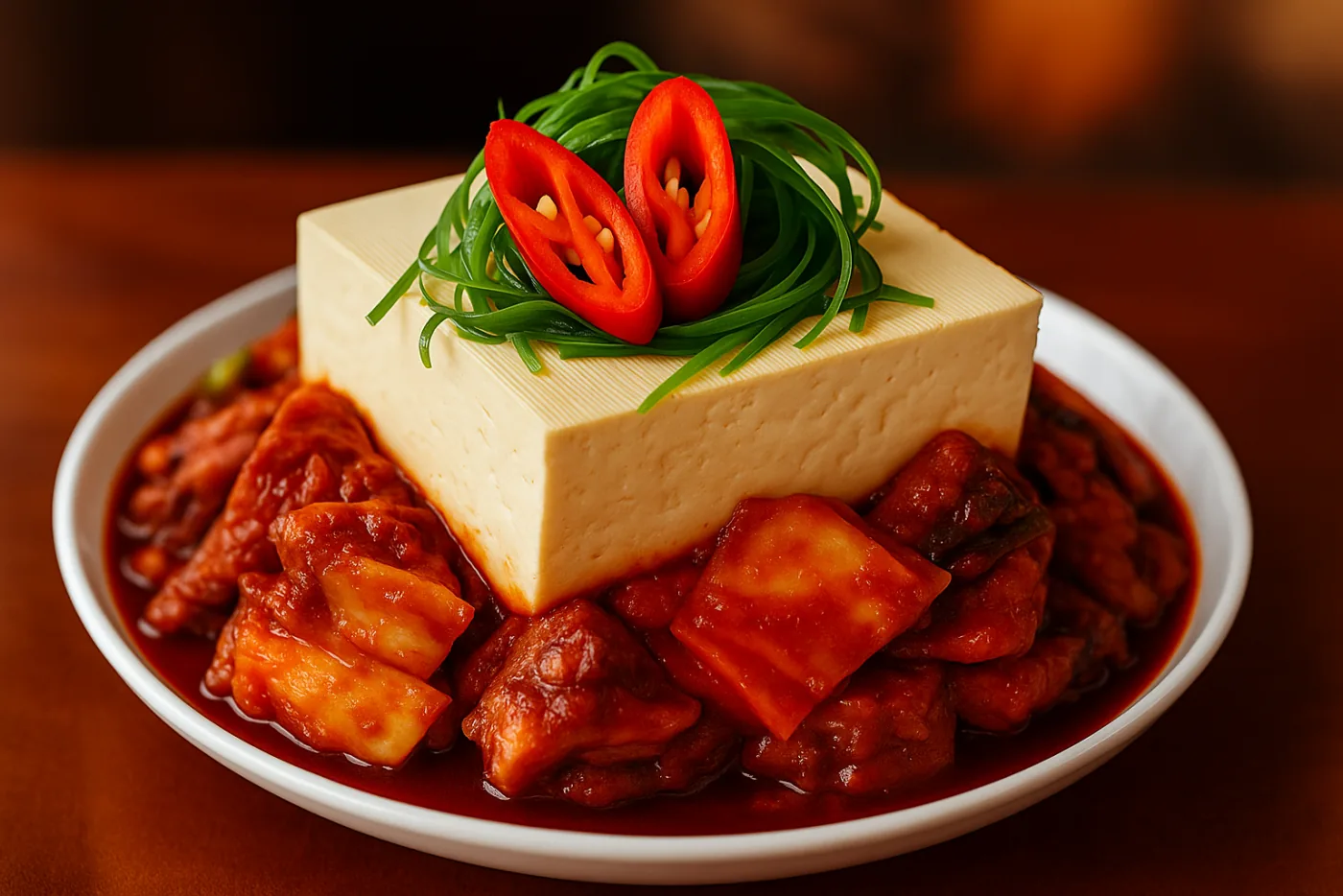 수제 두부김치